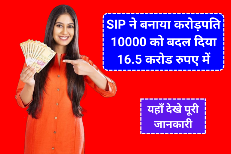 SIP ने बनाया करोड़पति 10000 को बदल दिया 16.5 करोड रुपए में